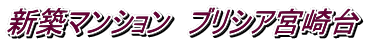 新築マンション ブリシア宮崎台