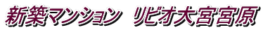 新築マンション リビオ大宮宮原