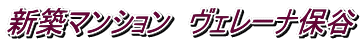 新築マンション ヴェレーナ保谷