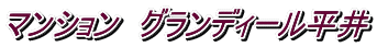 マンション グランディール平井